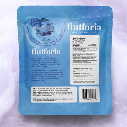 Barbe à papa bio - Bluebeary