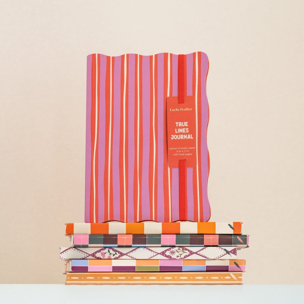 Journal - Lignes colorées