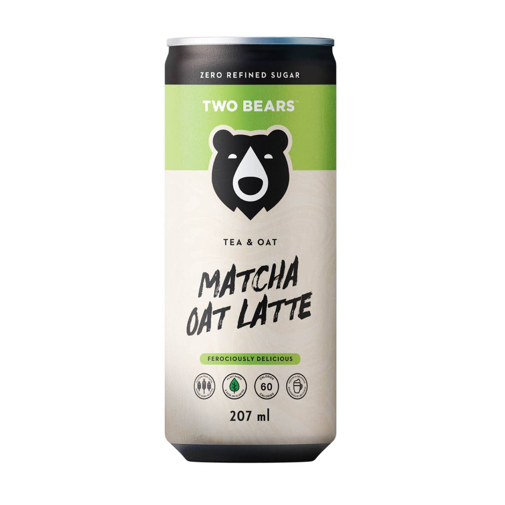 Latté mousseux à l'avoine et au thé matcha