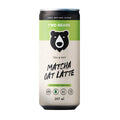 Latté mousseux à l'avoine et au thé matcha